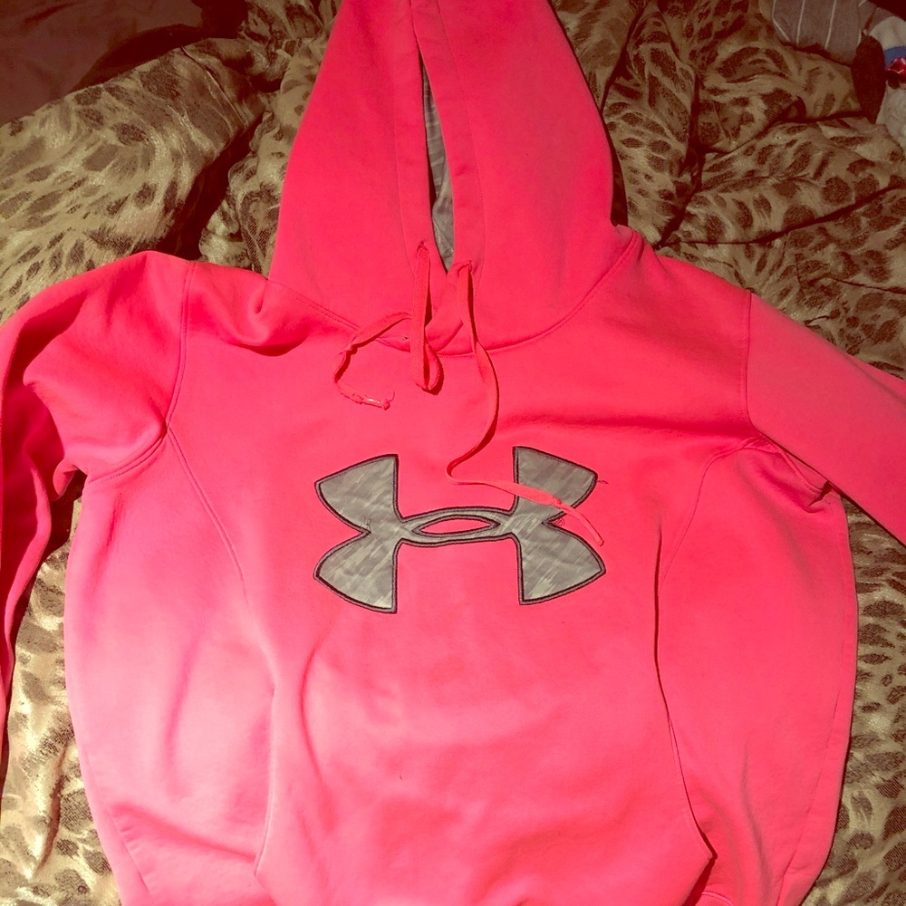Hot pink under armour sweater